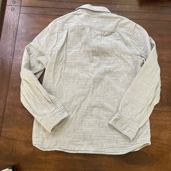 Vineyard Vines Double Cloth Shirt Button Up Gray Long Sleeve Men  Size M Cotton - Picture 2 of 10